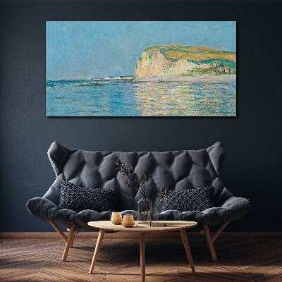 Seaside cliffs in daylight Canvas print
