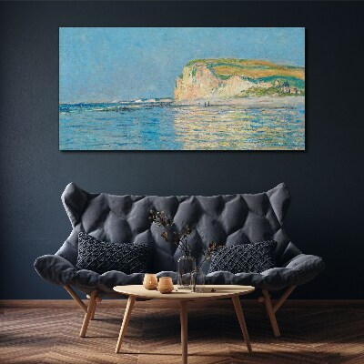 The outflow in pourville monet Canvas print