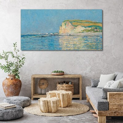 Seaside cliffs in daylight Canvas print