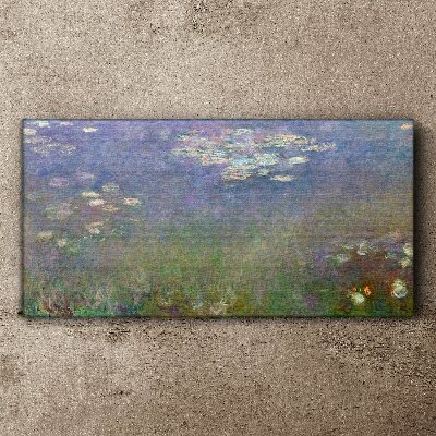 Lilac reflections in the water Canvas print