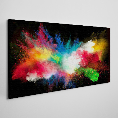 Expression of Colors in Motion Canvas print