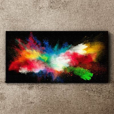 Expression of Colors in Motion Canvas print