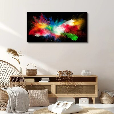 Expression of Colors in Motion Canvas print