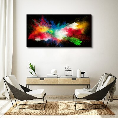 Expression of Colors in Motion Canvas print