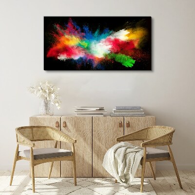 Expression of Colors in Motion Canvas print
