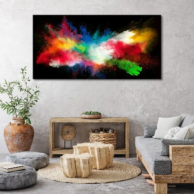 Expression of Colors in Motion Canvas print