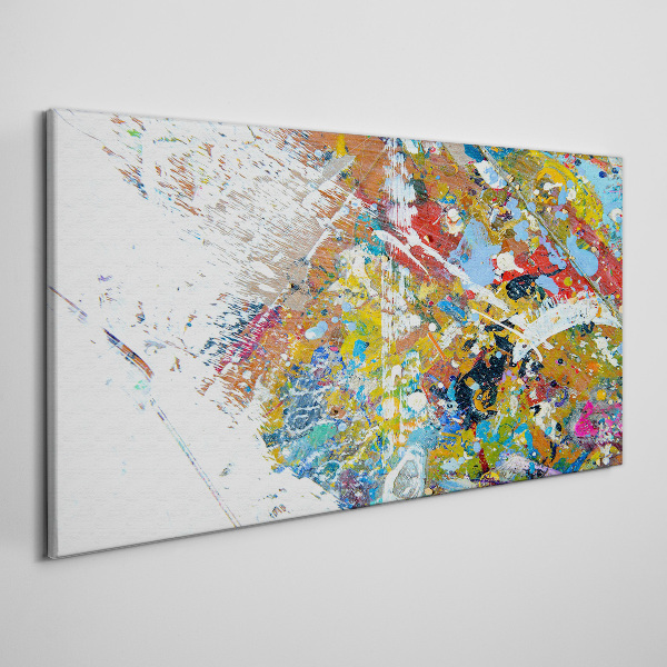 Colorful abstract chaos Canvas print