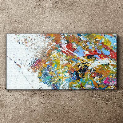 Colorful abstract chaos Canvas print
