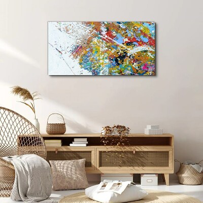 Colorful abstract chaos Canvas print