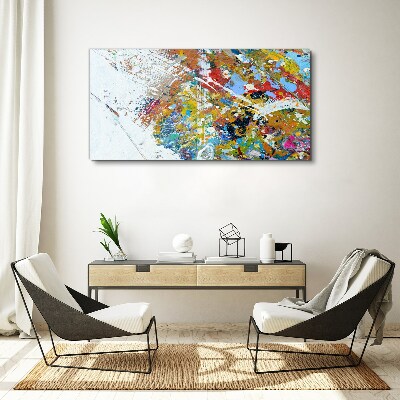 Colorful abstract chaos Canvas print