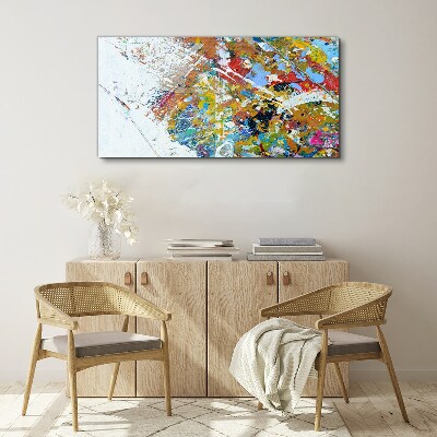 Colorful abstract chaos Canvas print