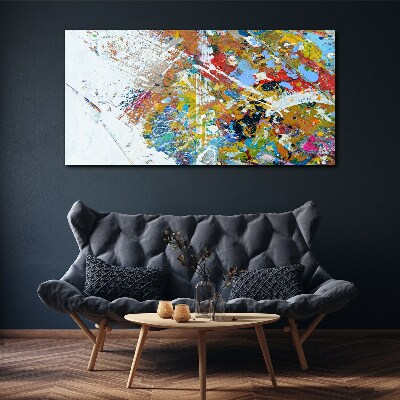 Colorful abstract chaos Canvas print
