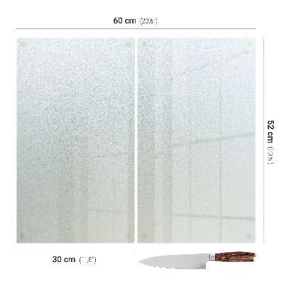 Kitchen worktop protector Frosted double