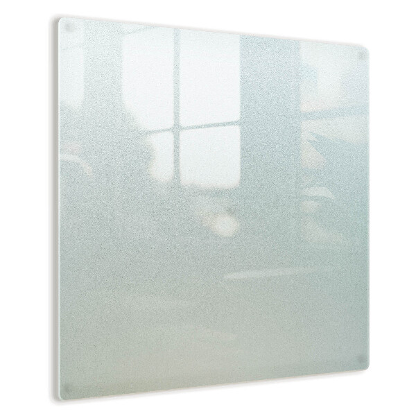 Kitchen worktop protector in a square shape with a frosted finish