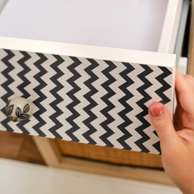 Furniture vinyl Zigzag pattern