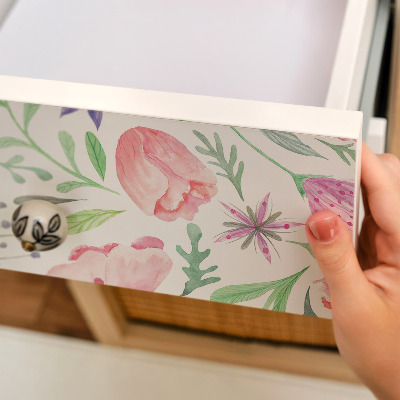 Furniture vinyl Pastel flora
