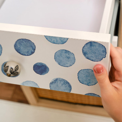 Furniture vinyl Blue dots