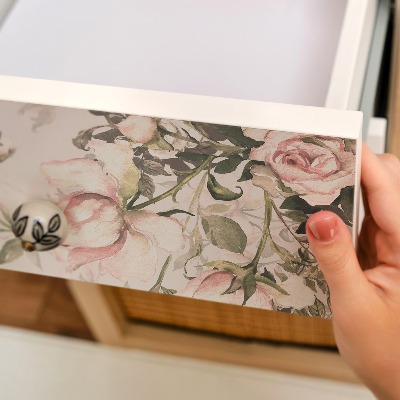 Furniture decal Vintage flowers