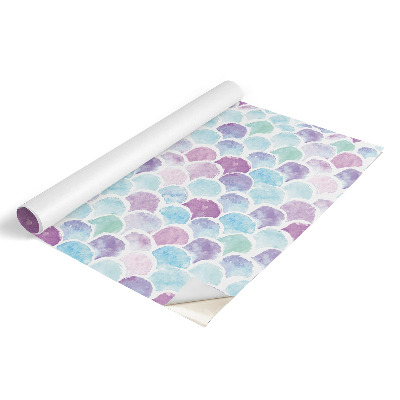 Cabinet sticker Watercolor scales