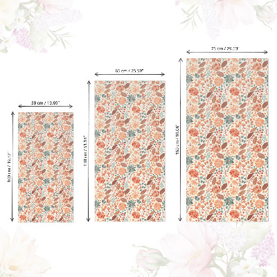 Furniture vinyl Floral patterns