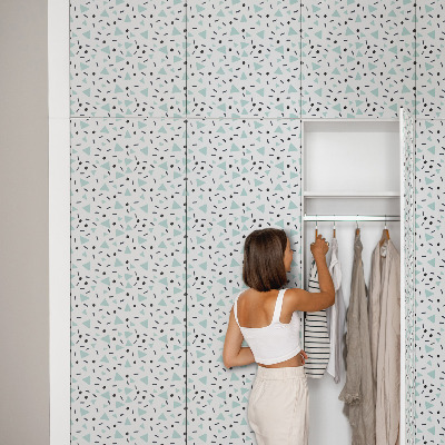 Cabinet sticker Geometric pattern