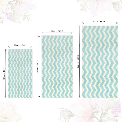 Furniture vinyl wrap Zigzag pattern