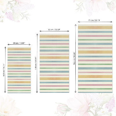 Furniture vinyl Pastel stripes