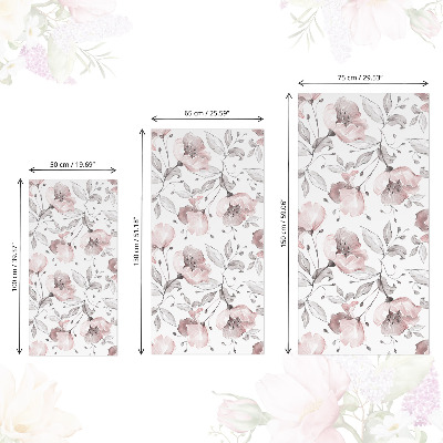 Furniture decal Pastel flowers