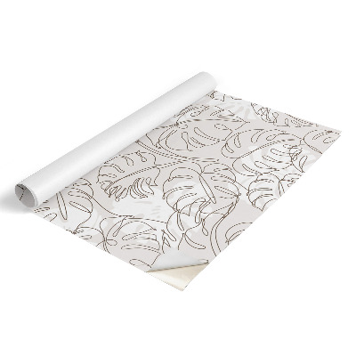 Furniture vinyl wrap Monstera leaves