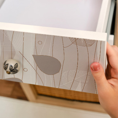 Furniture vinyl Leafy pattern