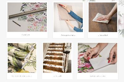 Furniture vinyl Leafy pattern