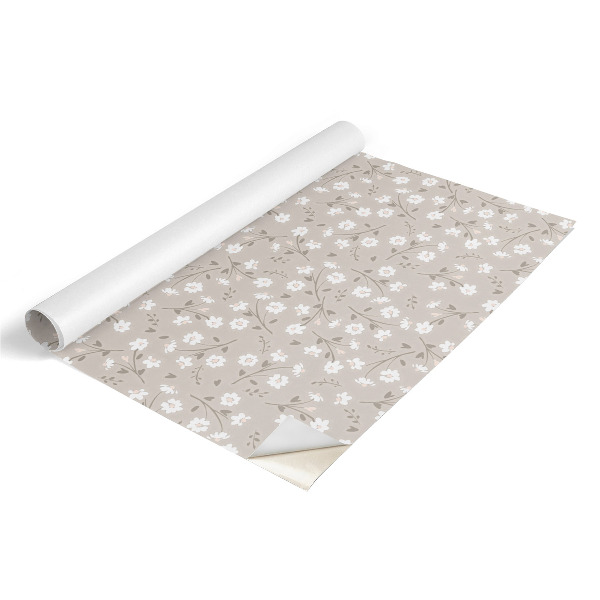 Furniture vinyl wrap Floral pattern