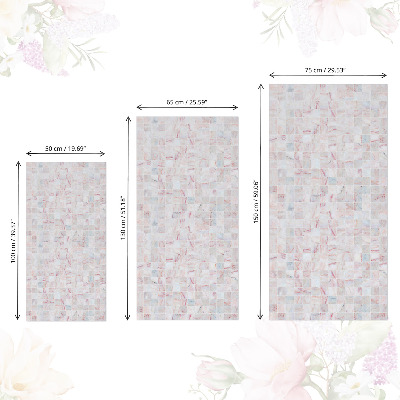 Cabinet sticker Pastel mosaic