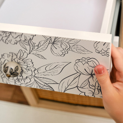 Furniture vinyl Floral pattern
