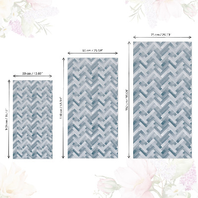 Furniture vinyl Gray herringbone