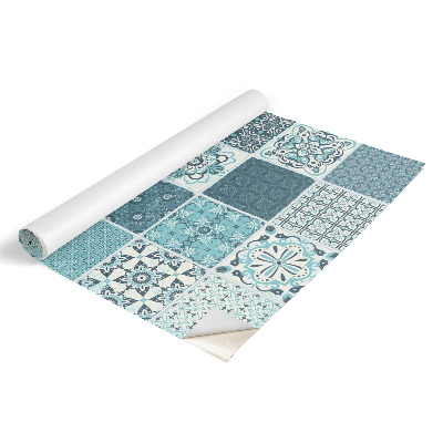 Furniture vinyl Turquoise tiles
