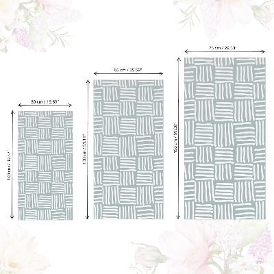 Furniture decal Geometric pattern