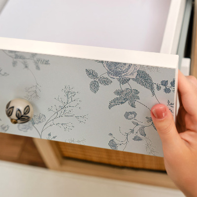 Furniture vinyl Floral pattern