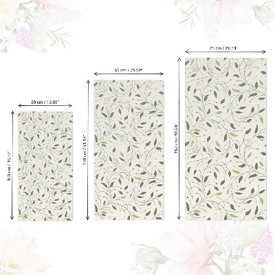 Cabinet sticker Small leaves