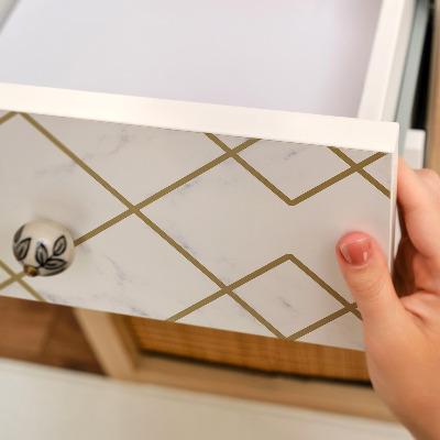 Furniture decal Marble geometry