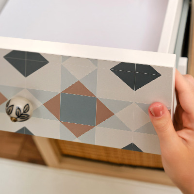 Furniture vinyl Geometric composition