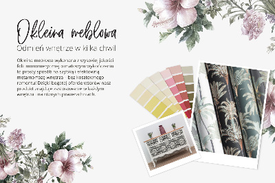 Furniture vinyl wrap Geometric elegance