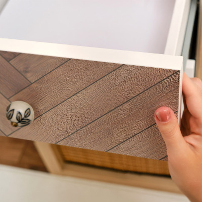 Furniture vinyl Wooden herringbone