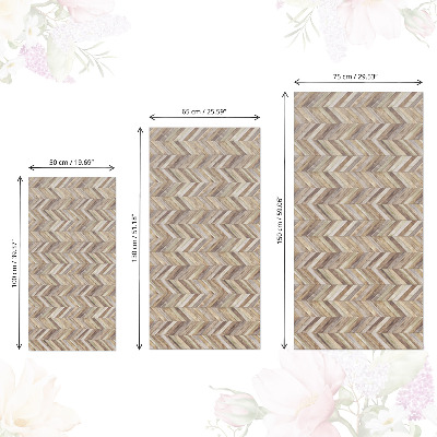 Cabinet sticker Timeless herringbone