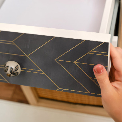 Cabinet sticker Geometric pattern