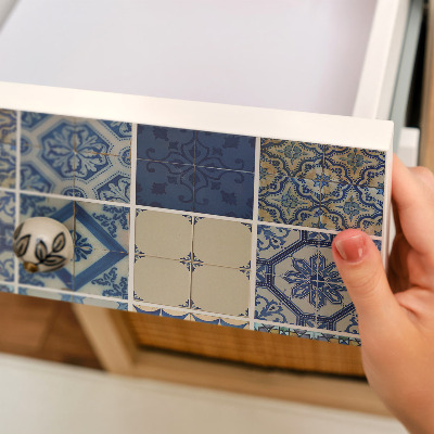Cabinet sticker Stylish tiles