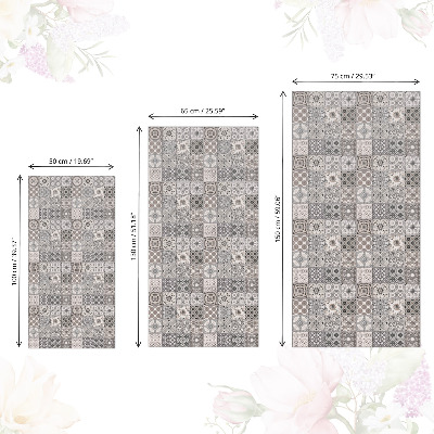 Furniture vinyl wrap Retro mosaic