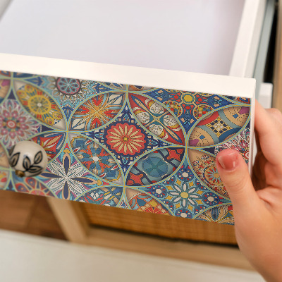 Furniture vinyl Colorful mosaic