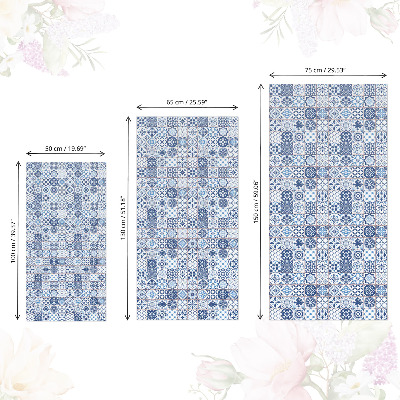Furniture decal Blue mosaic