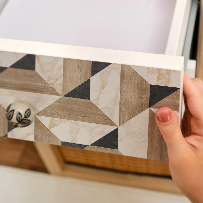 Furniture vinyl Wood with marble